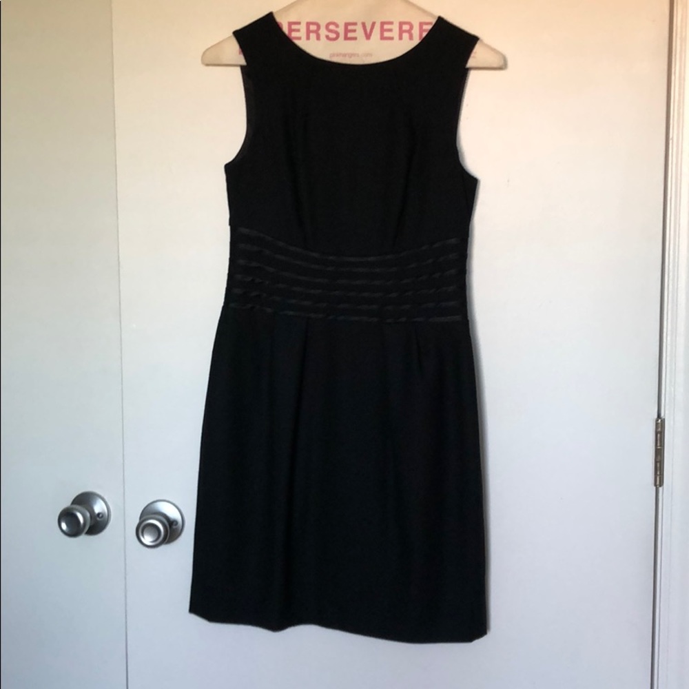 Black, classic Banana Republic dress